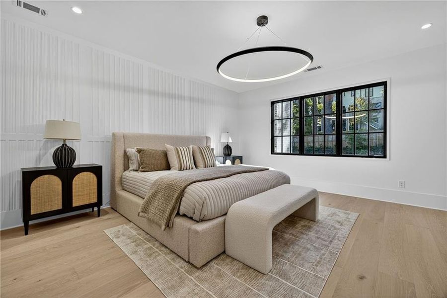 Furnished interior view inside a new home in , Atlanta (Image 18).