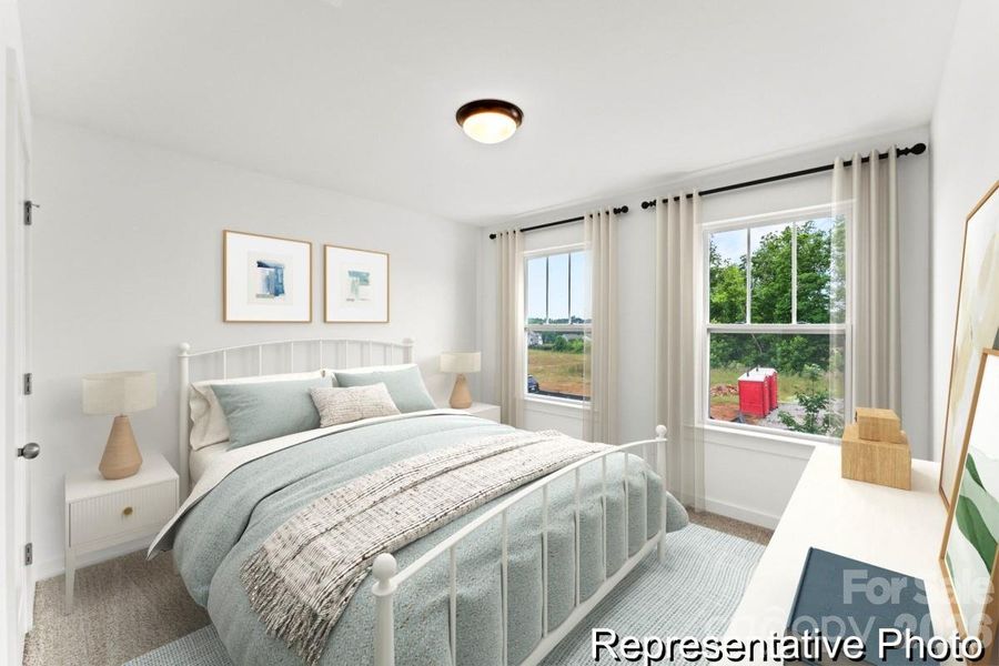 Furnished interior view inside a new home in Mooreland Oaks, Mount Holly (Image 3).