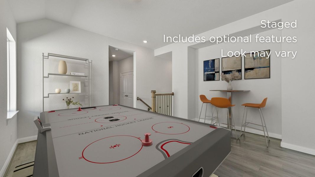Furnished interior view inside a new home in Woodhavyn 40', Magnolia (Image 4).