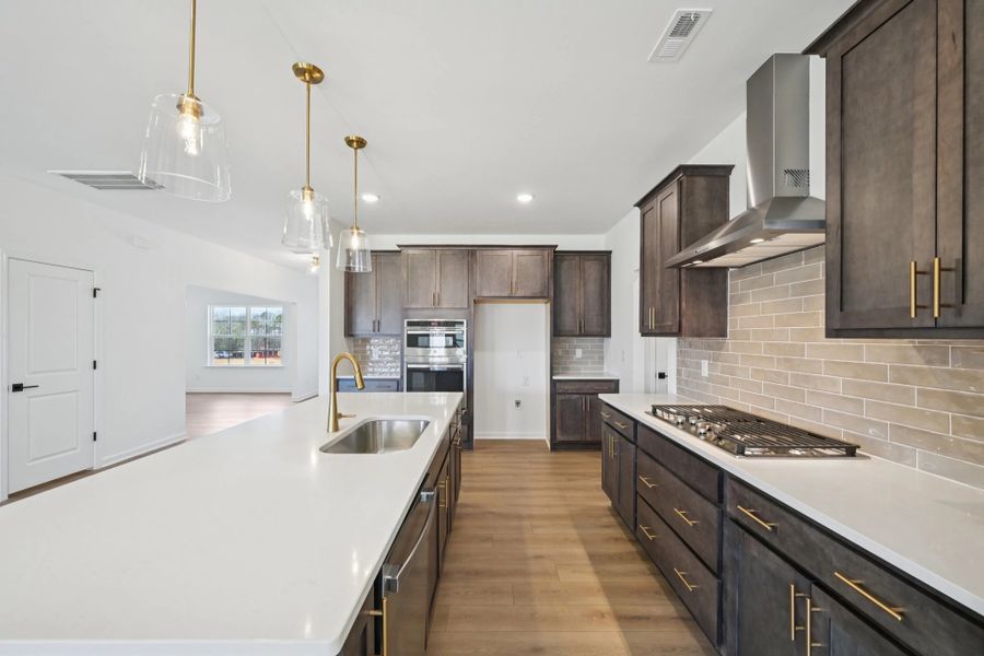 Kitchen featuring AW Collection® Oxford - Matte finishes, light wood, and refined style.