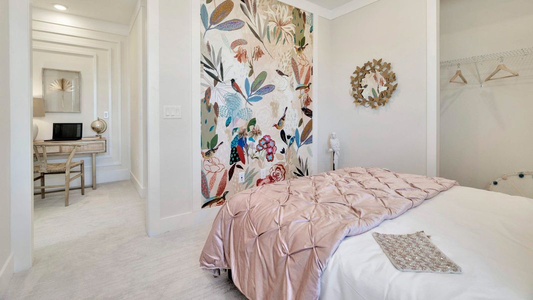 Furnished interior view inside a new home in Lagoon Residences at Epperson, Wesley Chapel (Image 22).