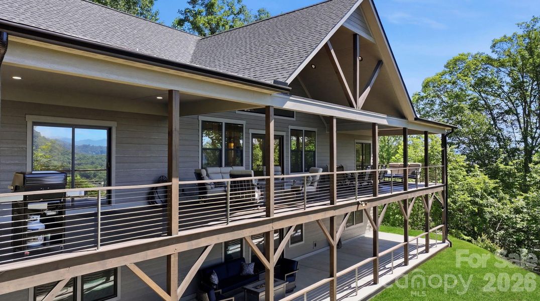 Exterior details and patio area of a home in , Waynesville (Image 4). Exterior details and patio area of a home in , Waynesville (Image 4).