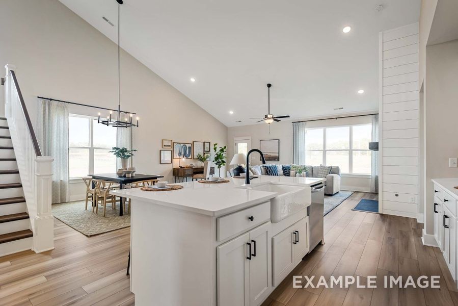 Furnished interior view inside a new home in Woods Crossing, Gallatin (Image 19).