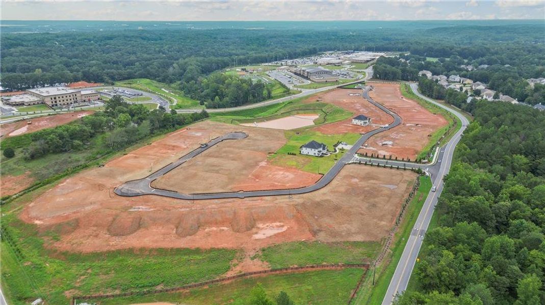 Site preparation for new homesites in Creekside at Skelton, Hoschton (Image 21).