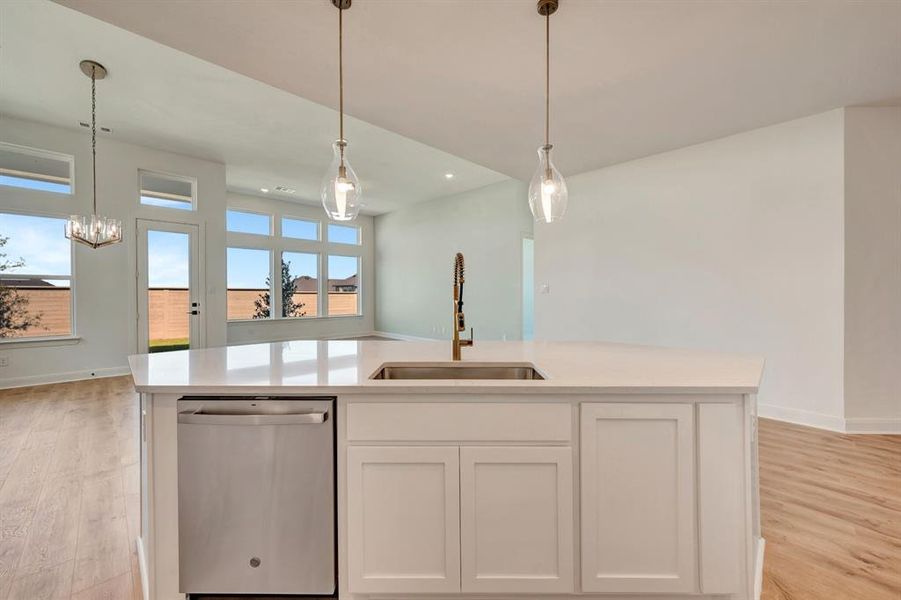 Furnished interior view inside a new home in Treeline, Justin (Image 6).