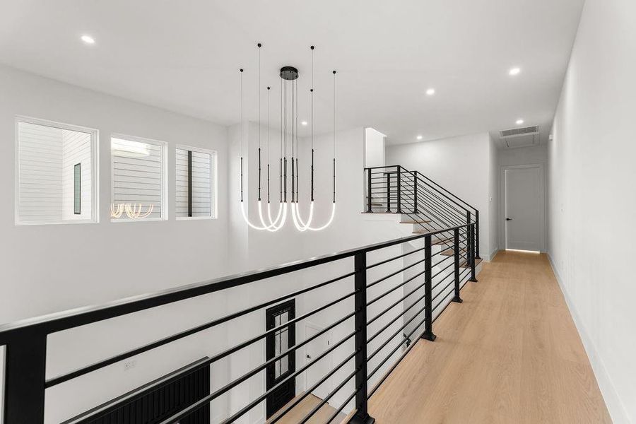 Furnished interior view inside a new home in , Dallas (Image 19).