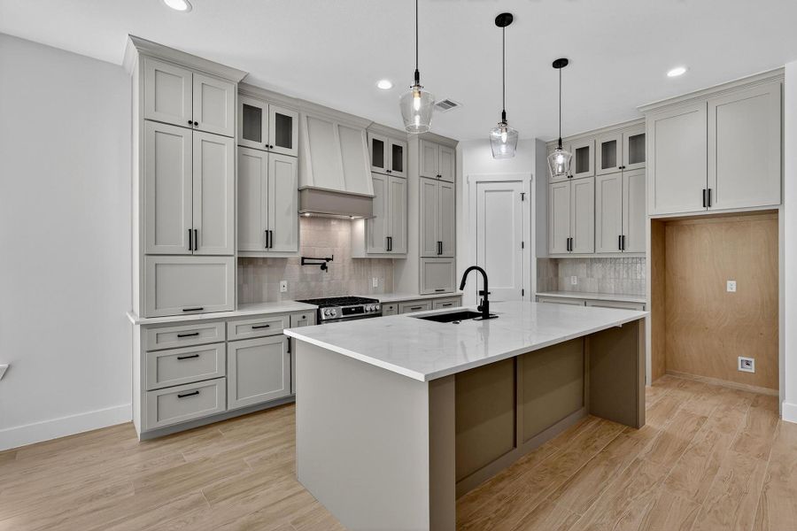 Furnished interior view inside a new home in , Crosby (Image 16).