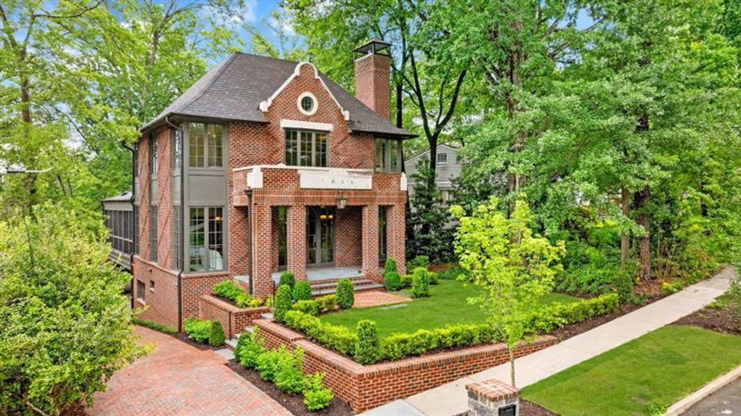 Front exterior of a new home in , Atlanta, GA, highlighting curb appeal (Image 30).