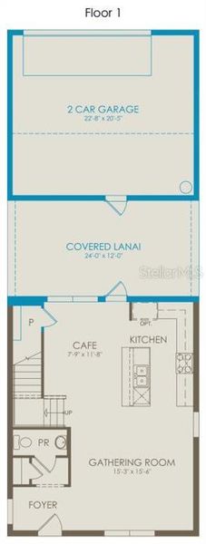 2D floor plan layout of this home in The Landings at Live Oak Lake, St. Cloud, FL (Image 3). 2D floor plan layout of this home in The Landings at Live Oak Lake, St. Cloud, FL (Image 3).