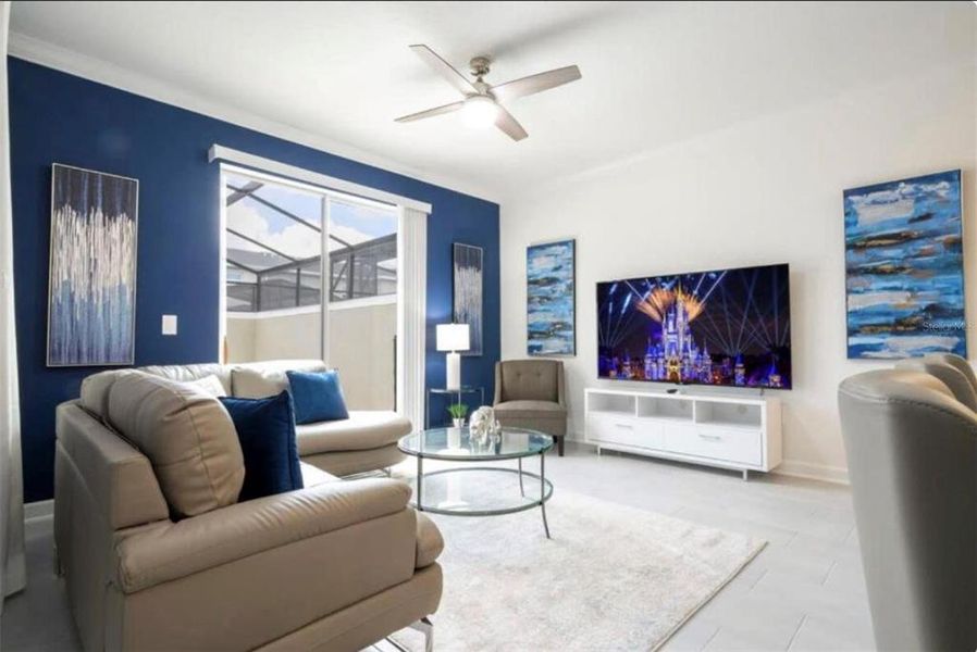 Furnished interior view inside a new home in , Kissimmee (Image 10). Furnished interior view inside a new home in , Kissimmee (Image 10).