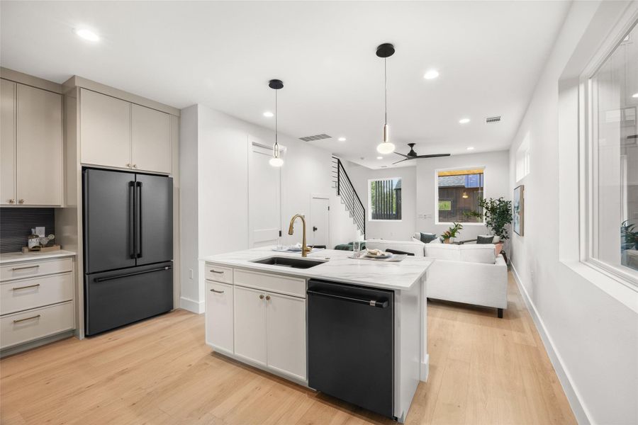Furnished interior view inside a new home in , Austin (Image 13).