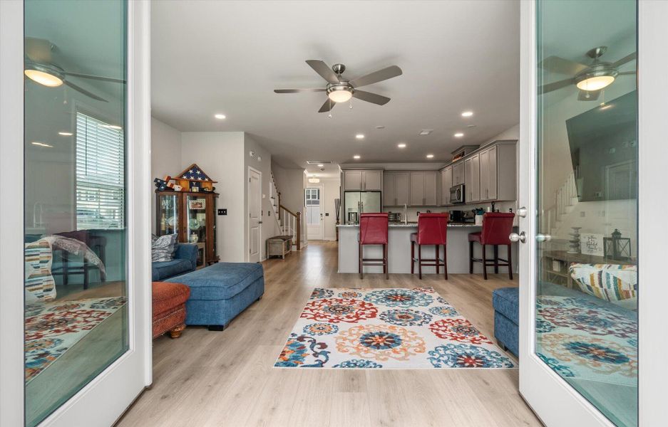 Furnished interior view inside a new home in , Summerville (Image 27).