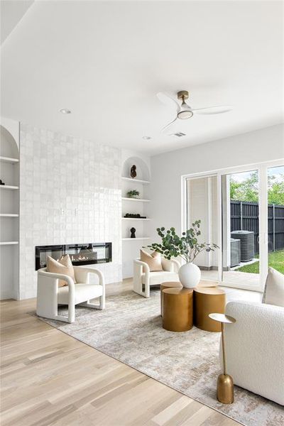 Furnished interior view inside a new home in , Dallas (Image 9).