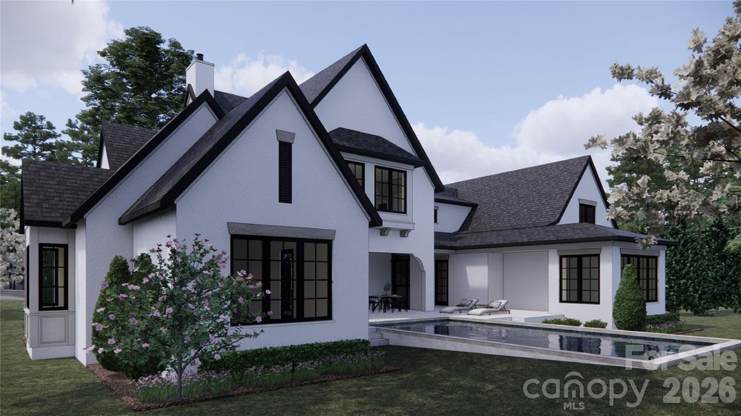 Left Back corner Rendering for To Be Built him Left Back corner Rendering for To Be Built him