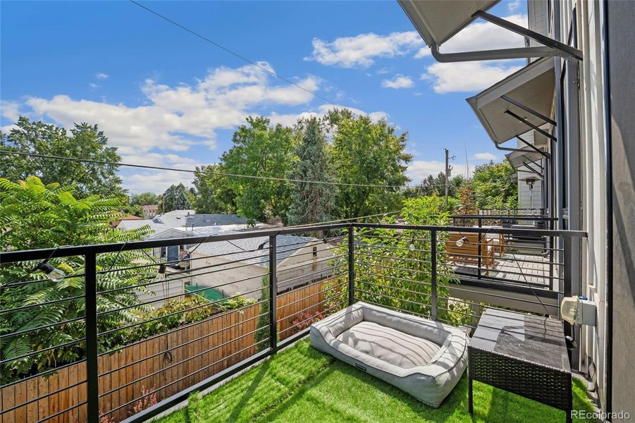 Exterior details and patio area of a home in , Lakewood (Image 2). Exterior details and patio area of a home in , Lakewood (Image 2).