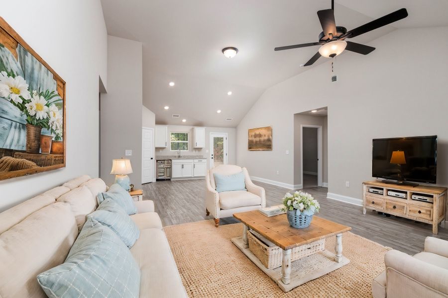 Furnished interior in a model home at Tinnell Station in Waverly (Image 8).