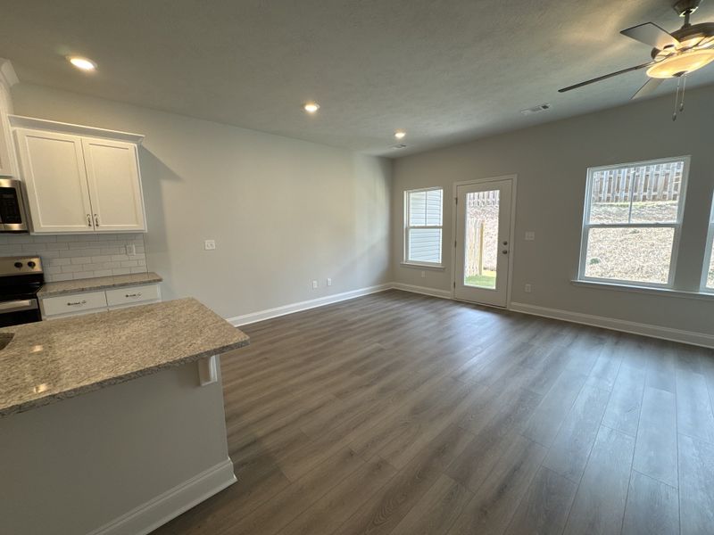 Spacious, unfurnished interior of a new home in Caroleton Townhomes, Grovetown (Image 14). Spacious, unfurnished interior of a new home in Caroleton Townhomes, Grovetown (Image 14).
