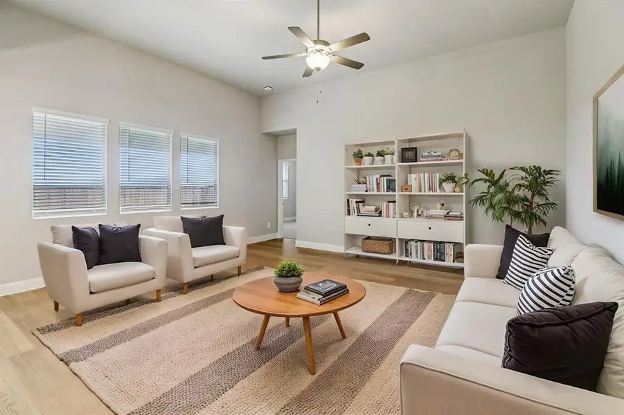 Furnished interior view inside a new home in Lakehaven - Premier Series, Farmersville (Image 6).