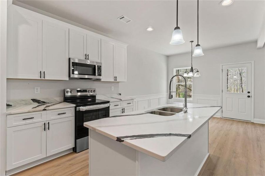 Furnished interior view inside a new home in , Alto (Image 10).