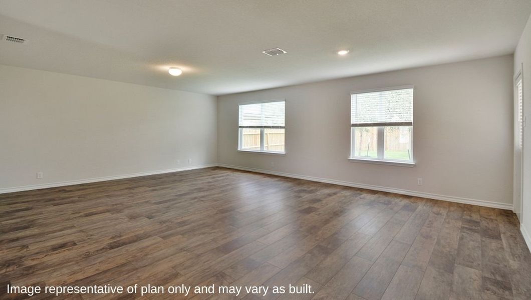 Representative unfurnished interior of a home built from the The Bowen by D.R. Horton in Hunters Ranch, San Antonio (Image 10).