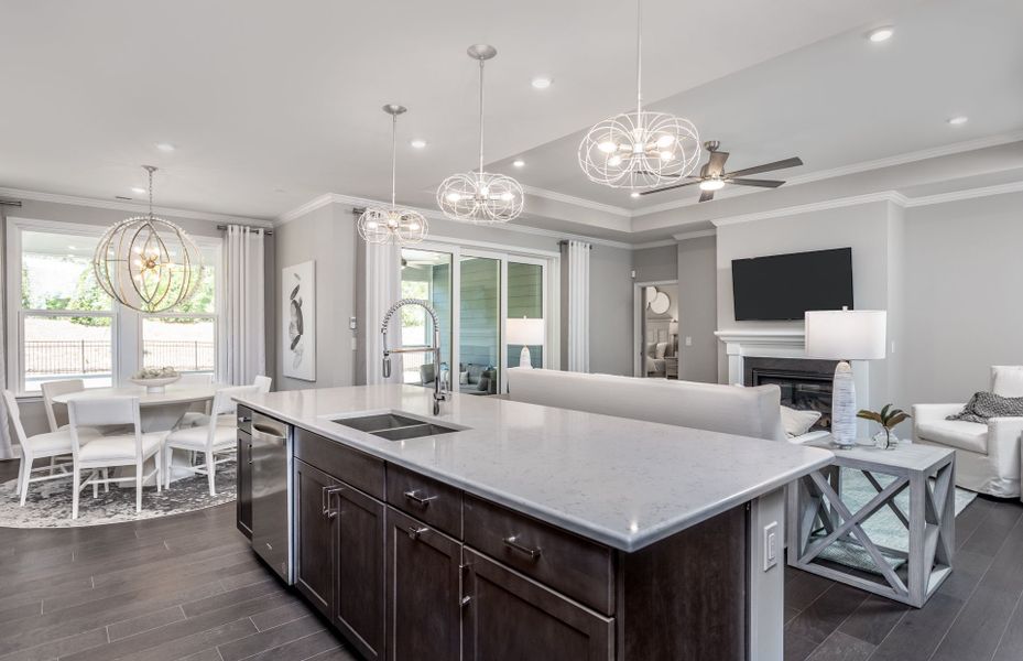Furnished interior view inside a new home in Carolina Riverside, Belmont (Image 12).