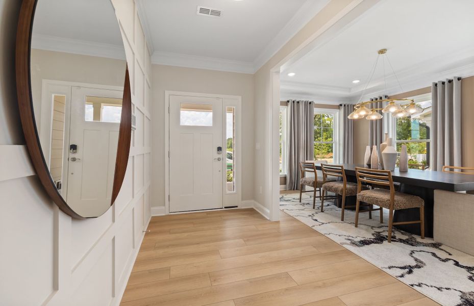 Representative furnished interior of a home built from the Continental by Pulte Homes in The Preserve at Marks Creek, Knightdale (Image 28). Representative furnished interior of a home built from the Continental by Pulte Homes in The Preserve at Marks Creek, Knightdale (Image 28).