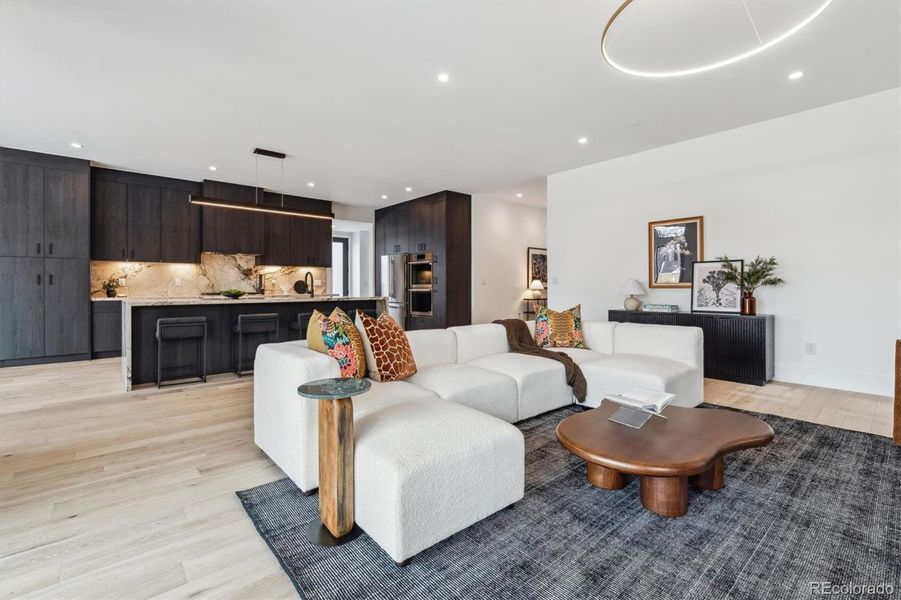 Furnished interior view inside a new home in , Denver (Image 13). Furnished interior view inside a new home in , Denver (Image 13).