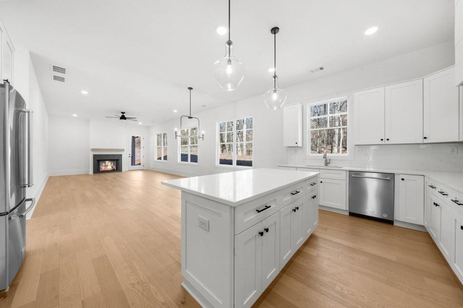 Furnished interior view inside a new home in , Canton (Image 3).