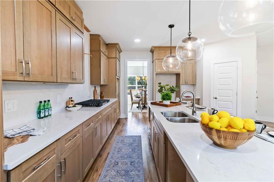Furnished interior view inside a new home in , Atlanta (Image 5).