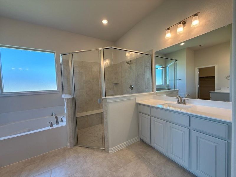 Furnished interior view inside a new home in Oak Grove Addition, Springtown (Image 9).