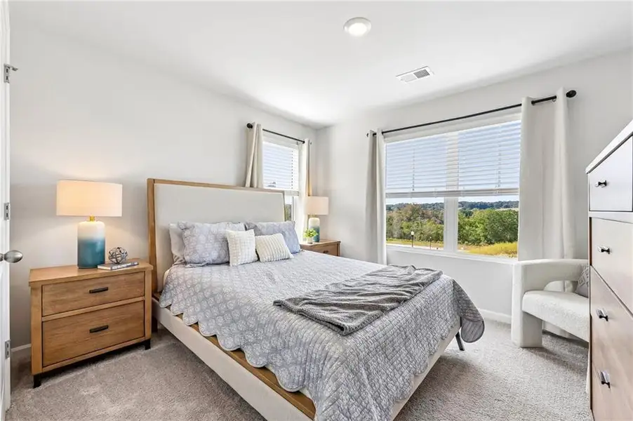 Furnished interior view inside a new home in The Hills at Cedar Creek, Winder (Image 13).