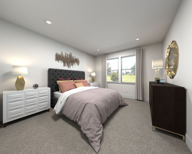 The primary suite offers a private retreat.