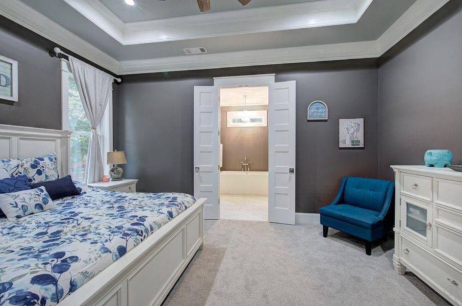 Furnished interior view inside a new home in , Cartersville (Image 17).
