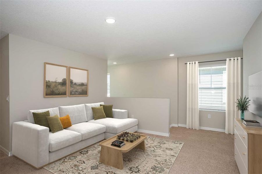 Furnished interior view inside a new home in Two Rivers, Zephyrhills (Image 9). Furnished interior view inside a new home in Two Rivers, Zephyrhills (Image 9).