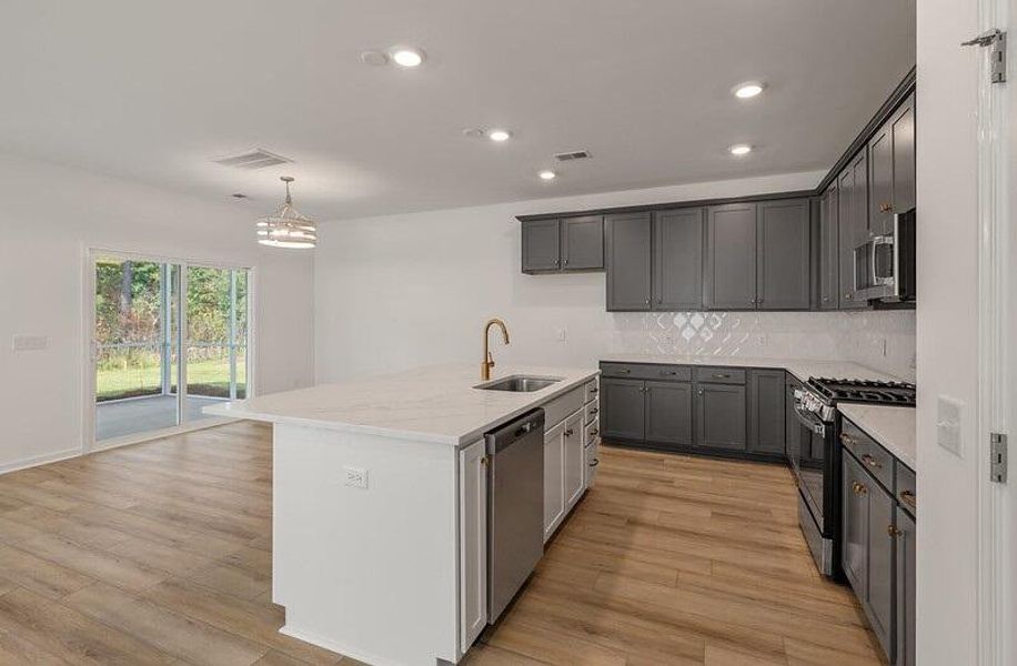 Furnished interior view inside a new home in Parker's Preserve, Ridgeville (Image 6). Furnished interior view inside a new home in Parker's Preserve, Ridgeville (Image 6).