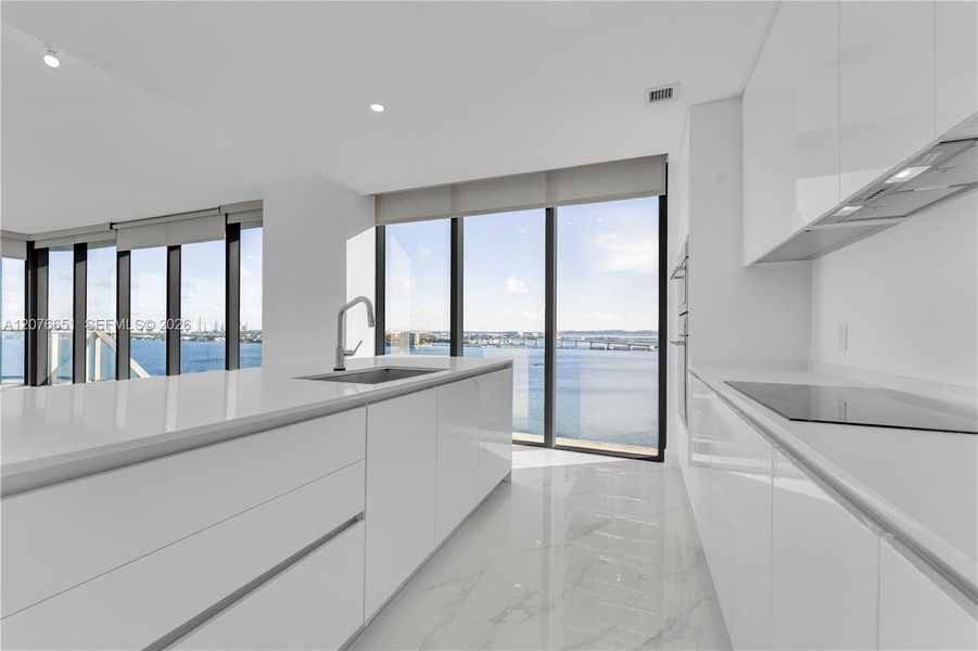 Furnished interior view inside a new home in , Miami (Image 10).