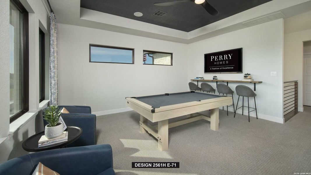 Furnished interior view inside a new home in Corley Farms, Boerne (Image 6). Furnished interior view inside a new home in Corley Farms, Boerne (Image 6).
