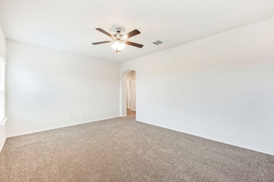 Representative exterior photo of a completed home built from the Radcliffe II by Impression Homes in Stone Eagle, Azle, TX (Image 15).