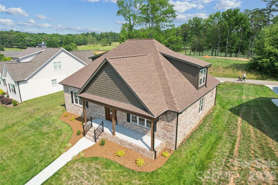 Exterior details and patio area of a home in , Mocksville (Image 18).