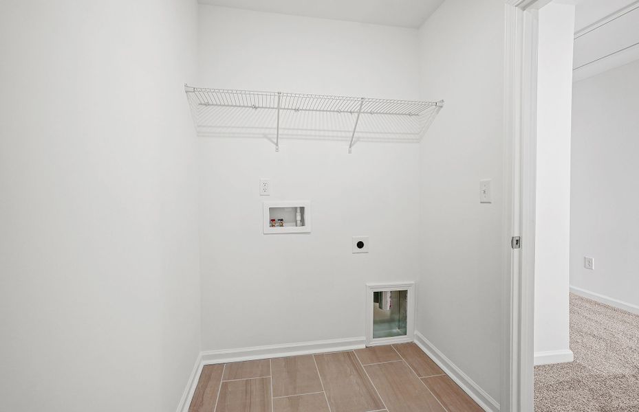 Spacious, unfurnished interior of a new home in Galloway Towns, Charlotte (Image 25). Spacious, unfurnished interior of a new home in Galloway Towns, Charlotte (Image 25).