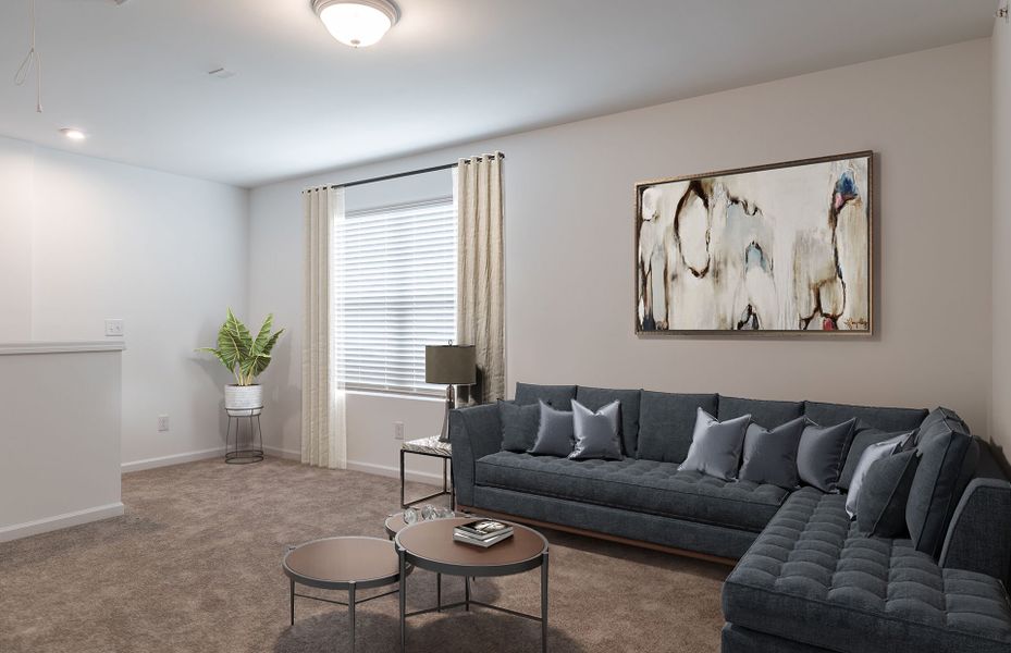 Furnished interior view inside a new home in Independence at Carter's Station, Columbia (Image 12).