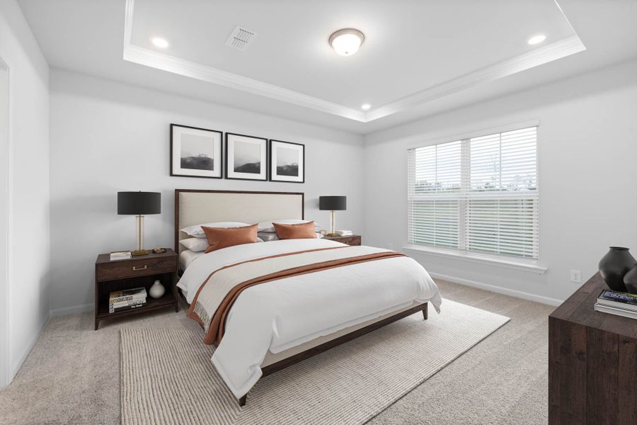 Furnished interior view inside a new home in Huxley, Apex (Image 5).