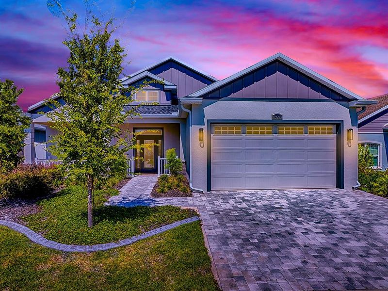 Front exterior of a new home in , Oxford, FL, highlighting curb appeal (Image 20). Front exterior of a new home in , Oxford, FL, highlighting curb appeal (Image 20).