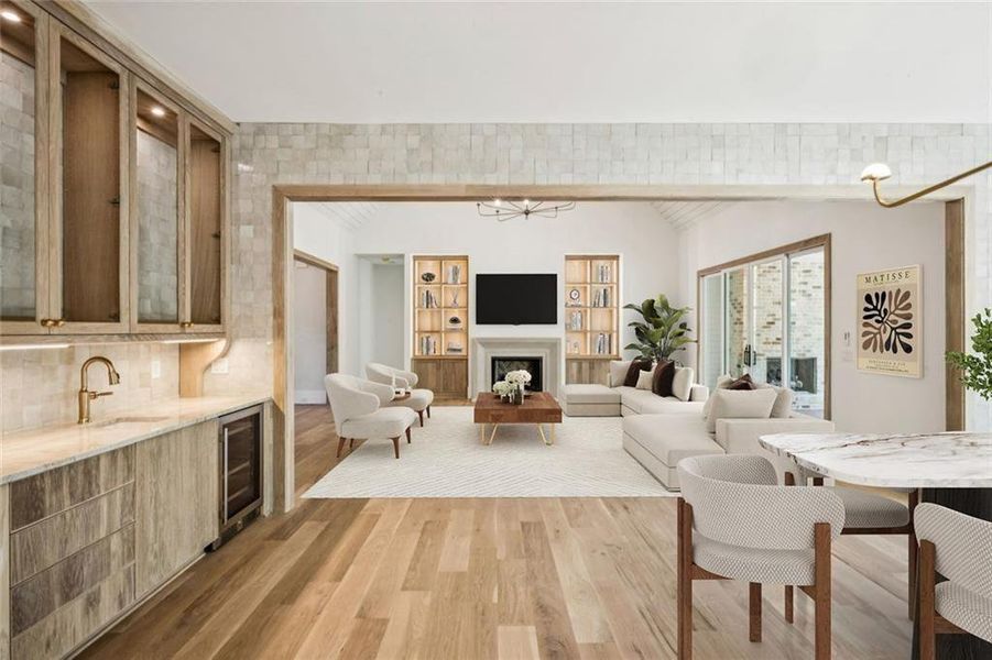 Furnished interior view inside a new home in , Athens (Image 18).