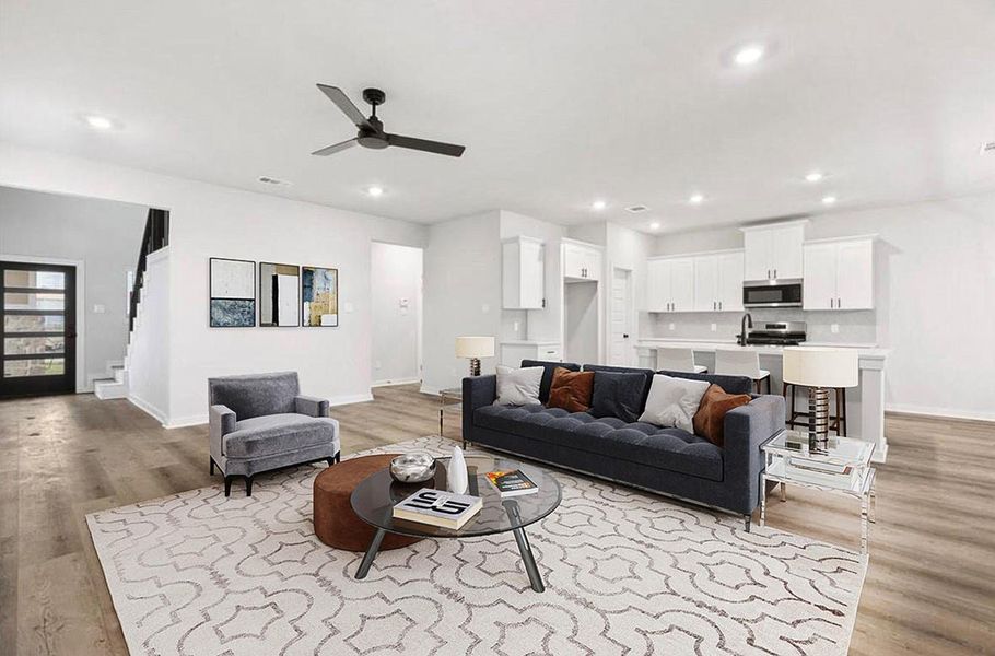 Virtual Staging- Living room Virtual Staging- Living room