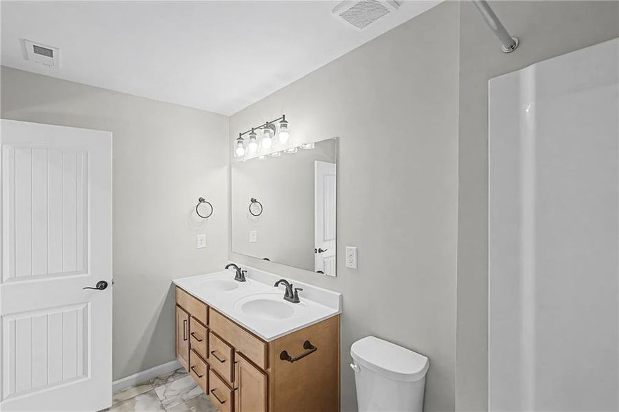 Furnished interior view inside a new home in Twin Lakes, Hoschton (Image 11). Furnished interior view inside a new home in Twin Lakes, Hoschton (Image 11).