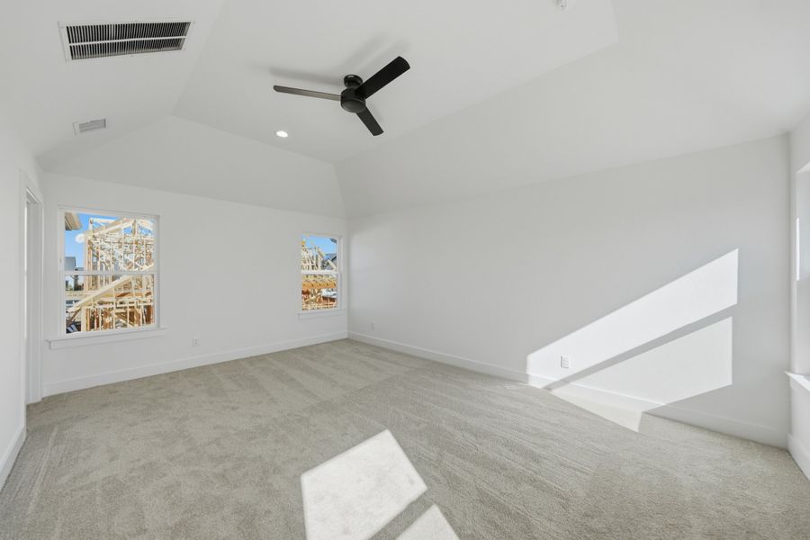 Spacious, unfurnished interior of a new home in Fields - 40' Lots, Frisco (Image 28). Spacious, unfurnished interior of a new home in Fields - 40' Lots, Frisco (Image 28).