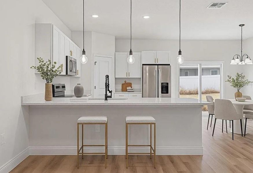 Furnished interior view inside a new home in , Ocala (Image 10).