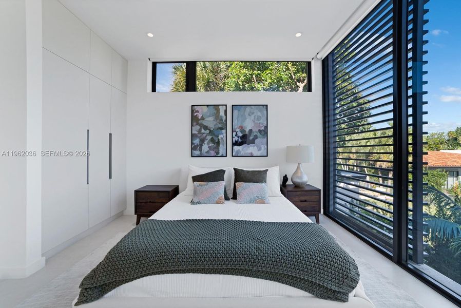 Furnished interior view inside a new home in , Miami Beach (Image 31). Furnished interior view inside a new home in , Miami Beach (Image 31).