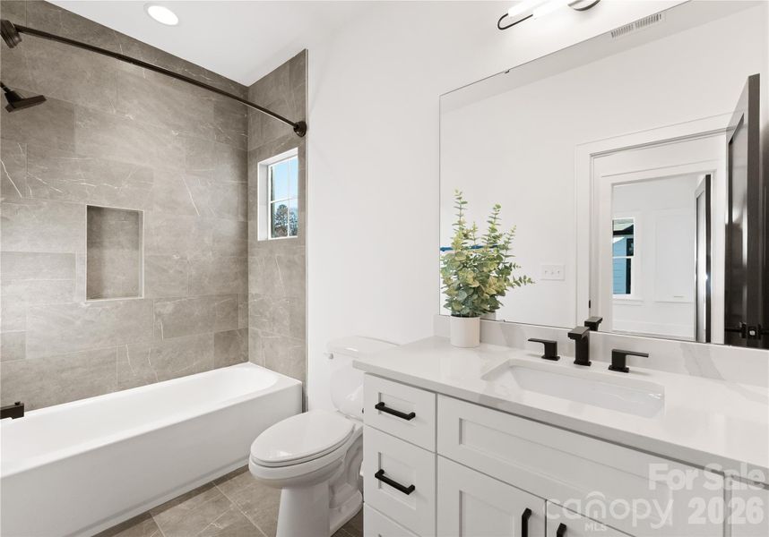 Furnished interior view inside a new home in , Charlotte (Image 43). Furnished interior view inside a new home in , Charlotte (Image 43).